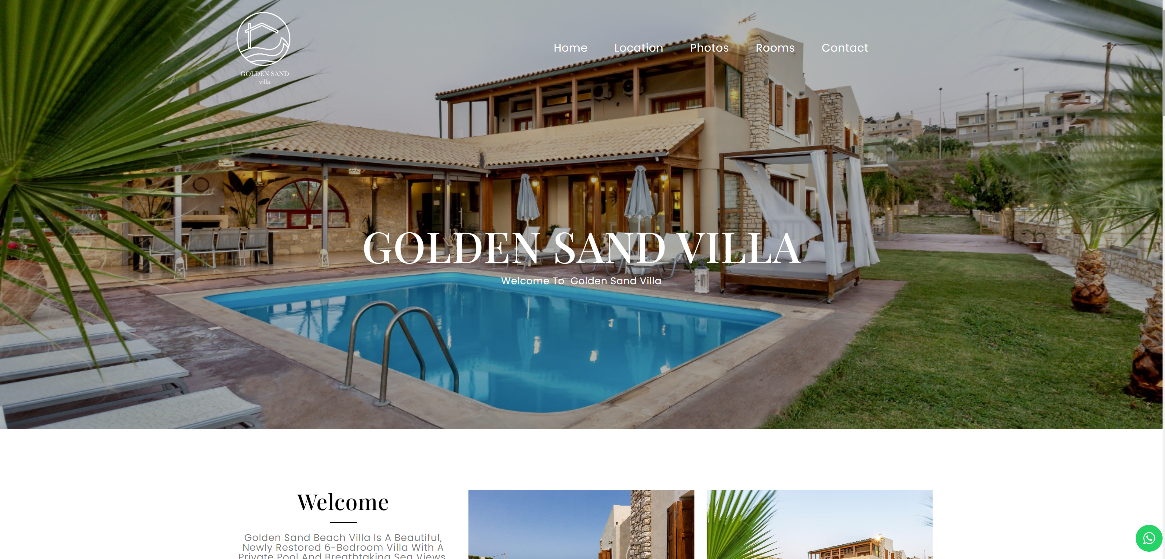 Golden Sand Villa | sfakaki villas in Rethymno, Crete