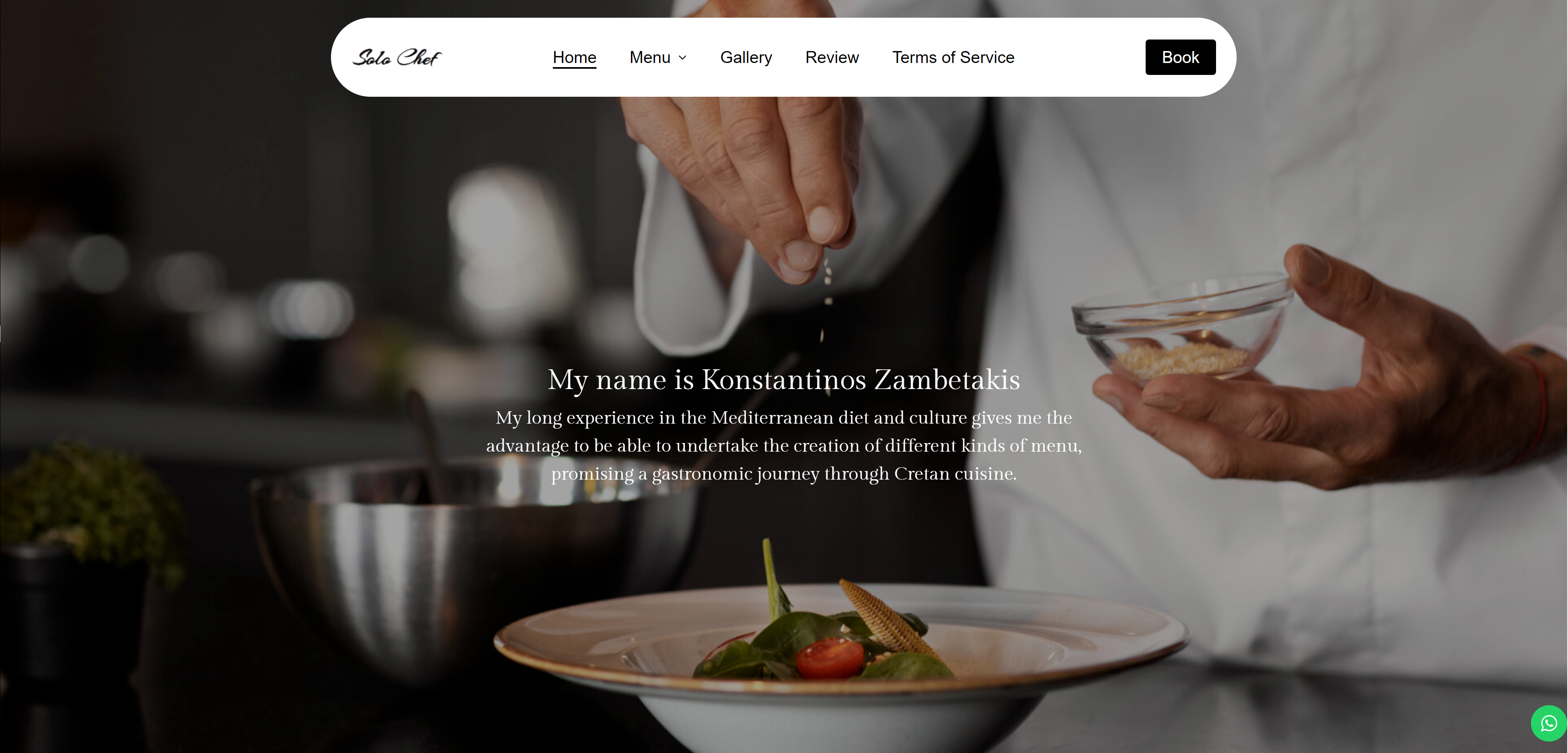 Solo Chef Rethymno | Private Chef Rethymno