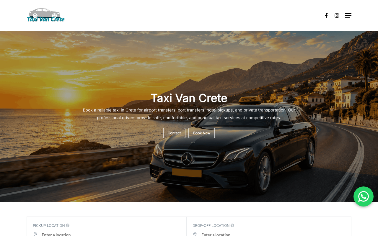Taxi Van Crete